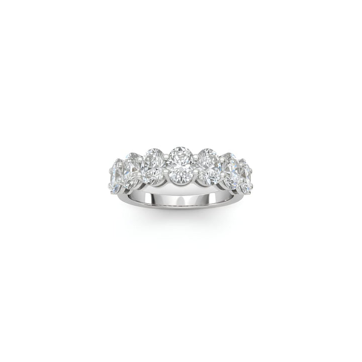 Erica Half Eternity Oval Ring