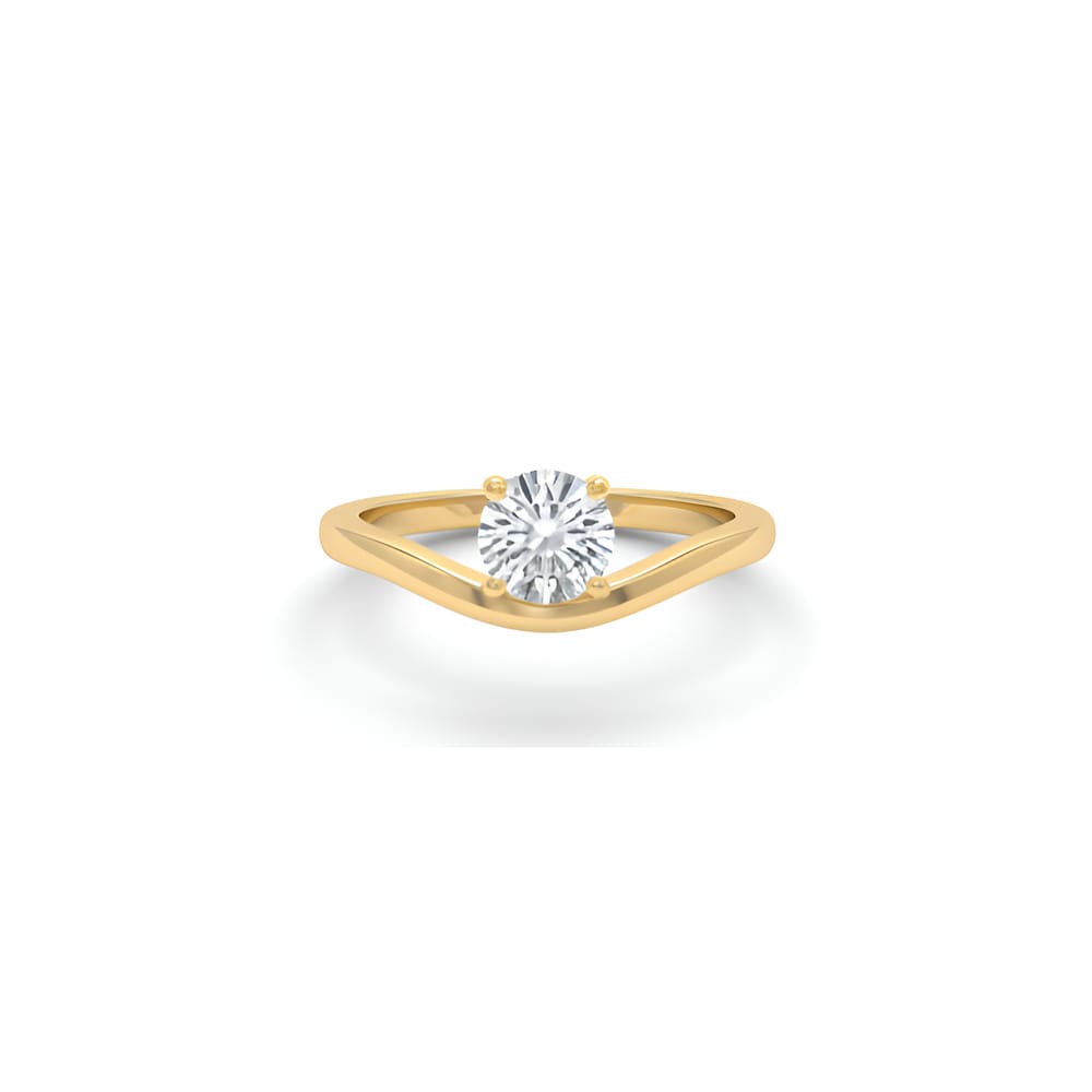 Jenny Floating Round on Curved Band