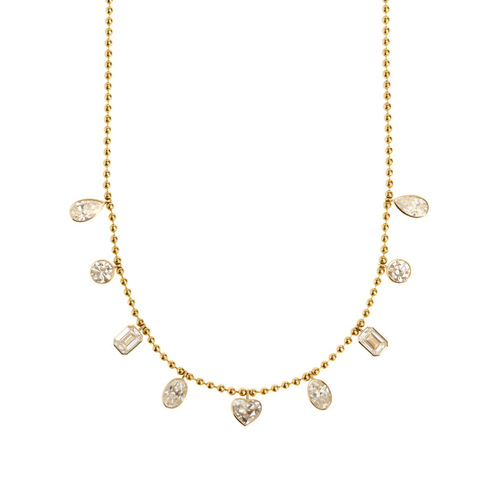 Poppy Bezel Charm Necklace