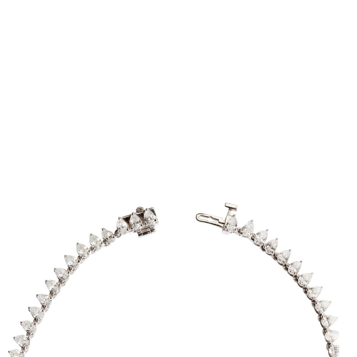 Sophia Graduated Pear Tennis Necklace