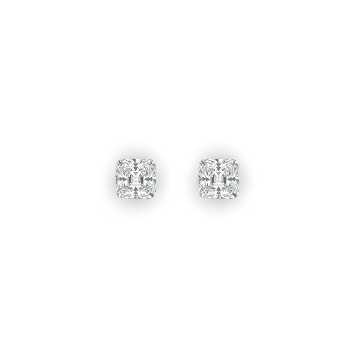 Jupiter Asscher Studs