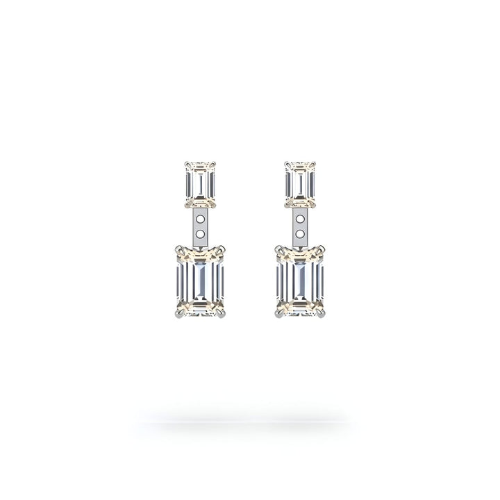 Doris Double Large Emerald Drops