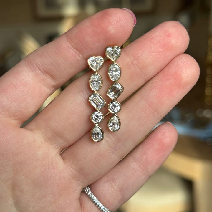 Bezel Babe Dancing Earrings