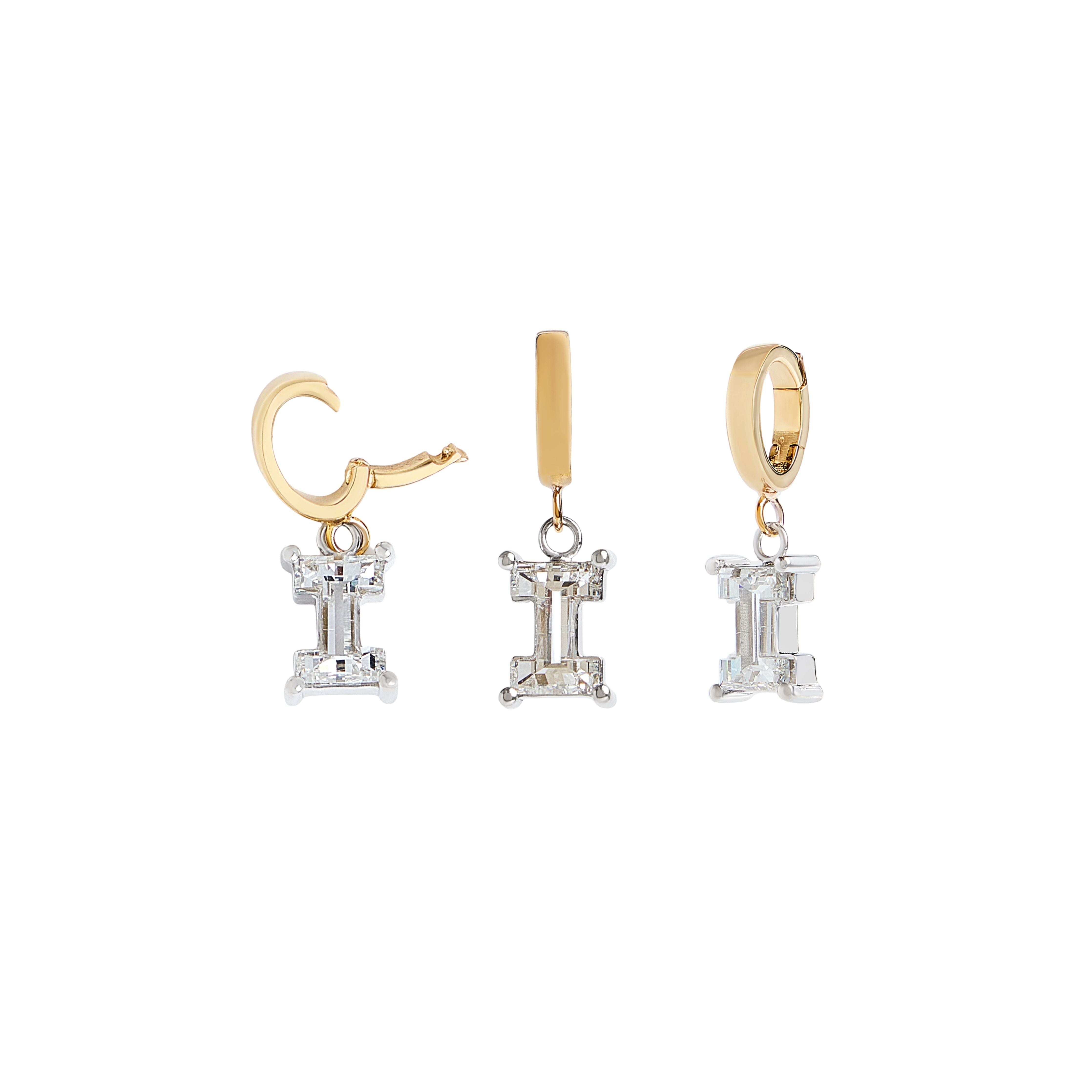 A-Z Diamond Letter Charm