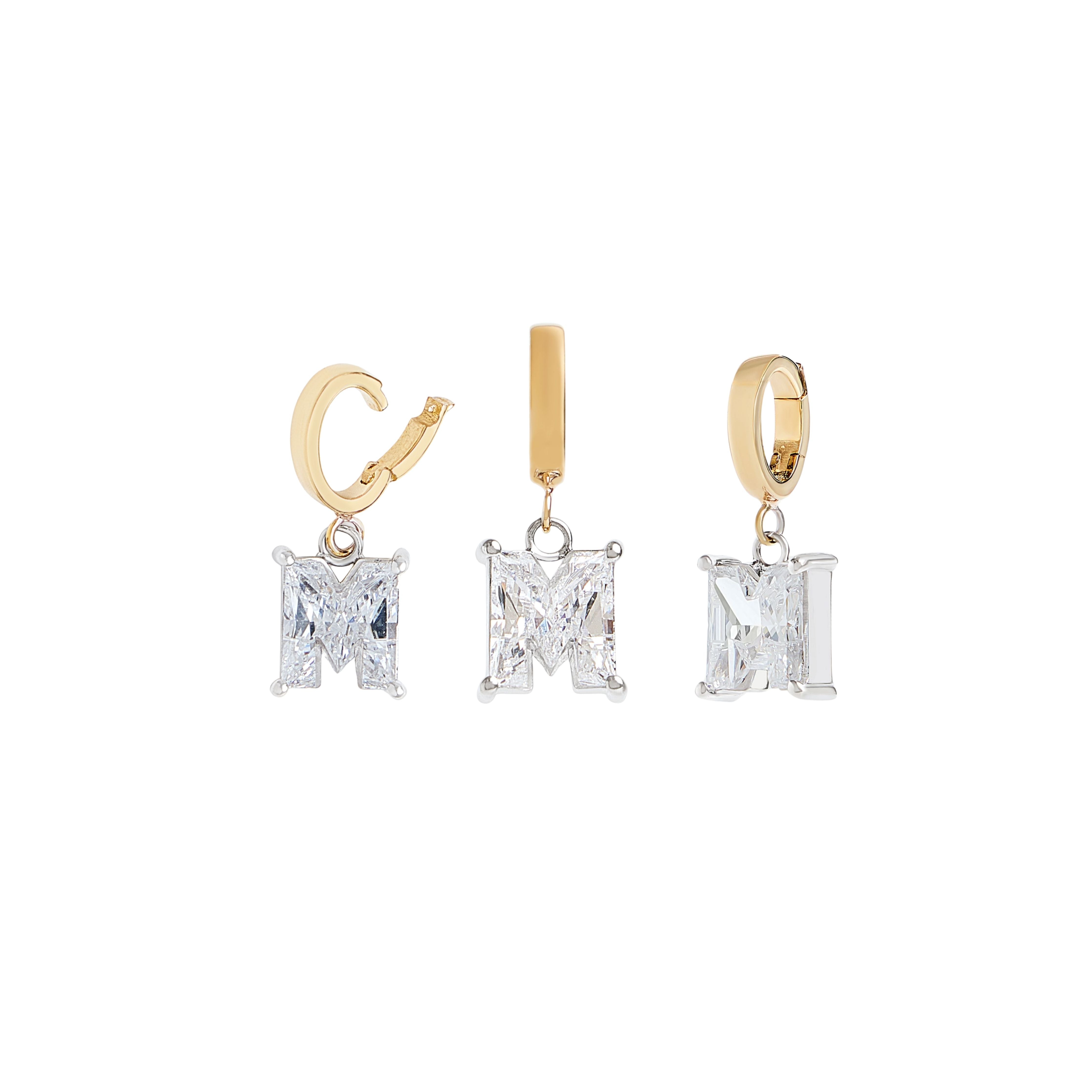 A-Z Diamond Letter Charm