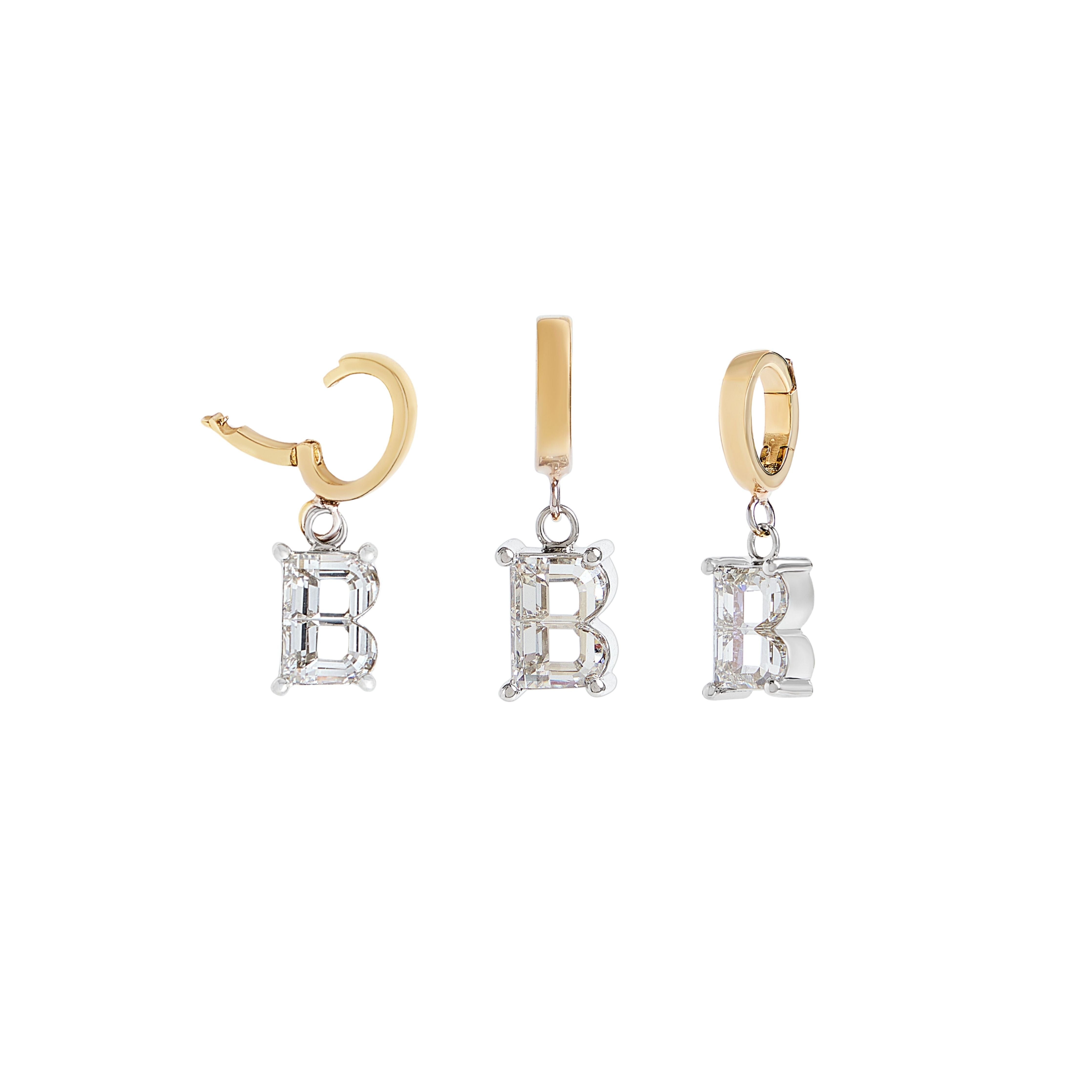 A-Z Diamond Letter Charm