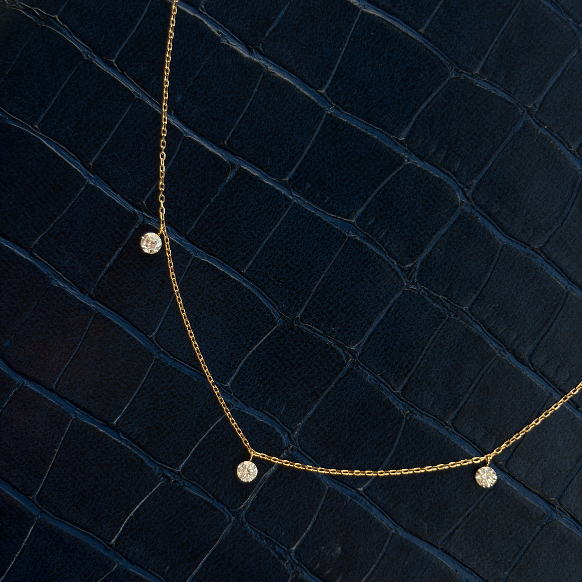 NEW Ella Diamond Station Necklace