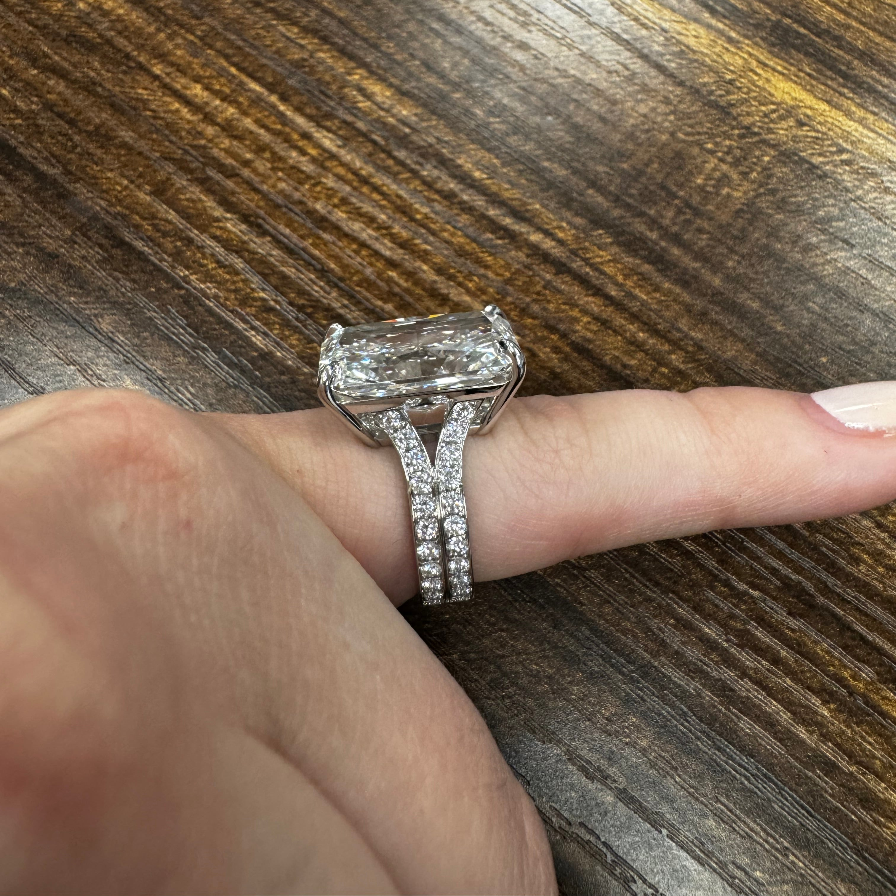 Bespoke Radiant ring for Lauren
