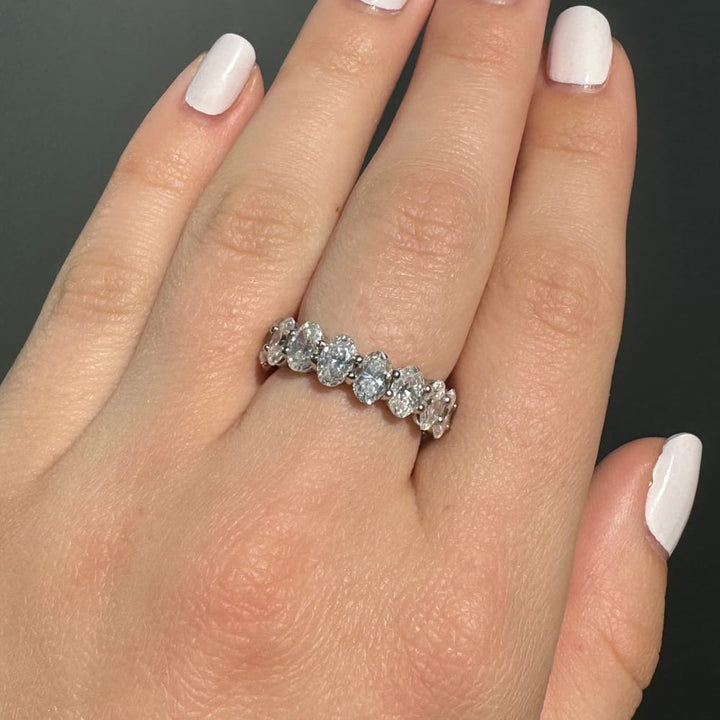 Oval Cut Eternity Bands