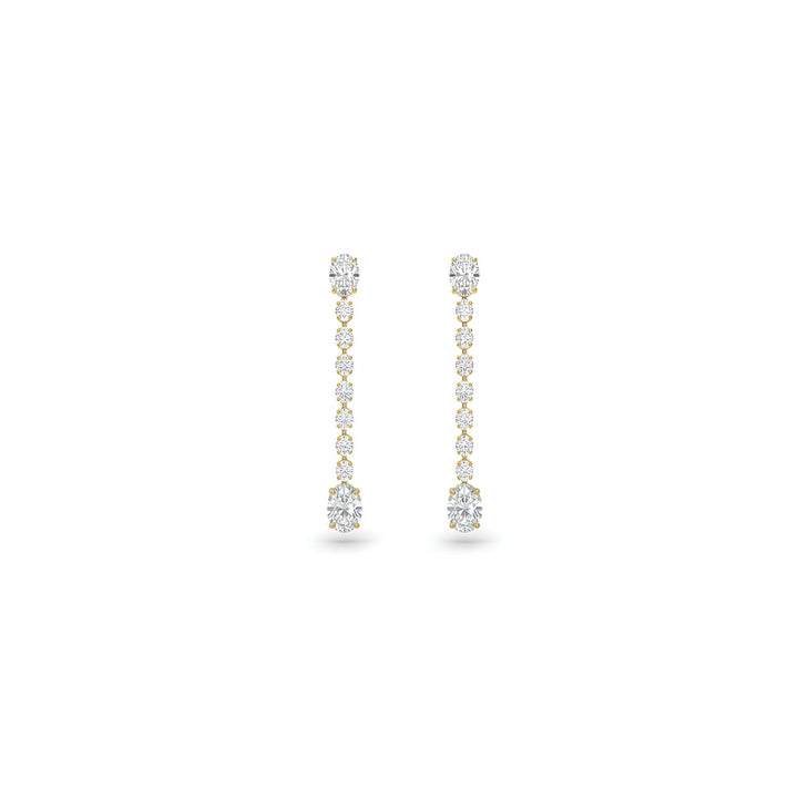 Eva Oval Diamond Drops