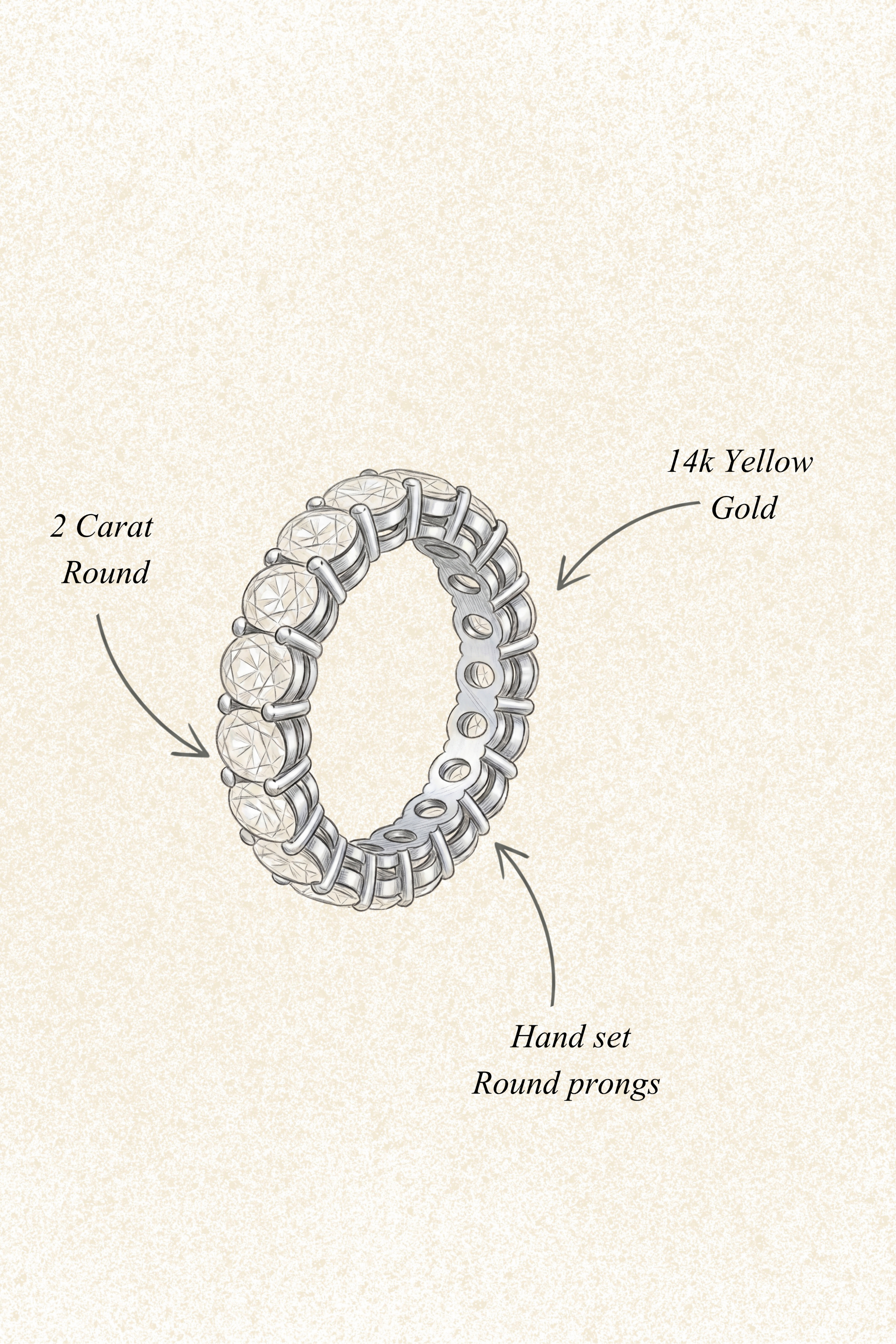 Custom Jenny Wedding Ring