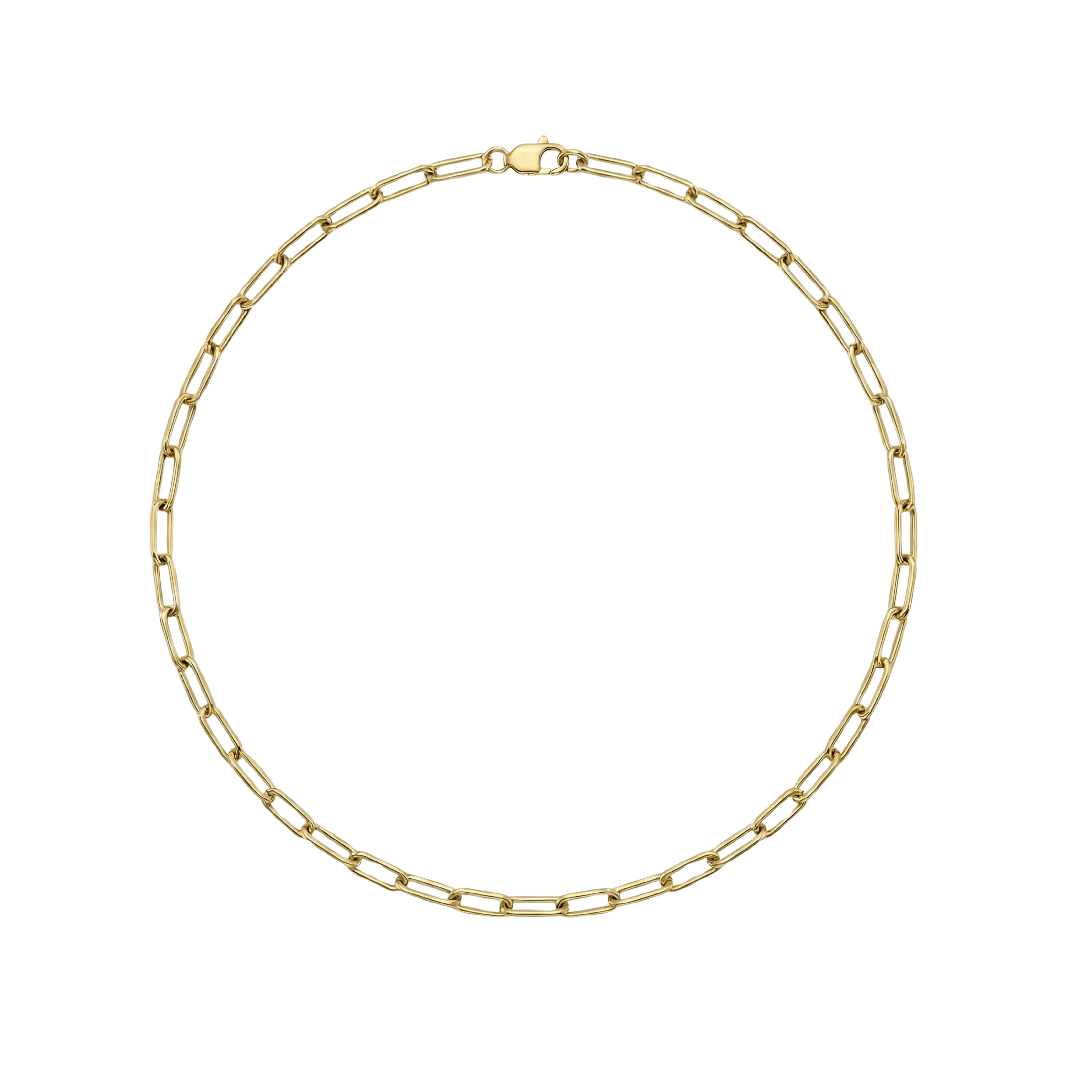 Thick Paperclip Chain Necklace