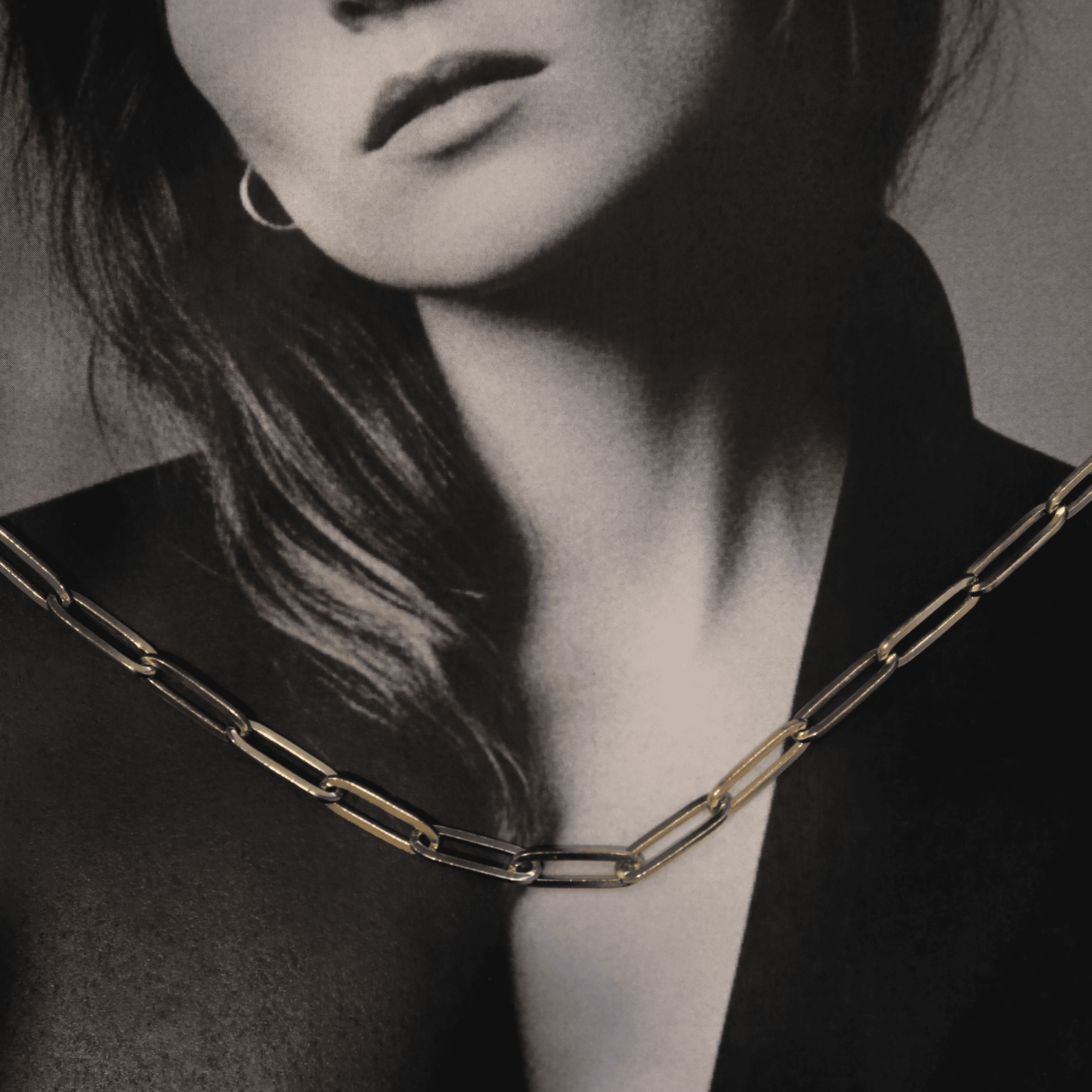 Thick Paperclip Chain Necklace