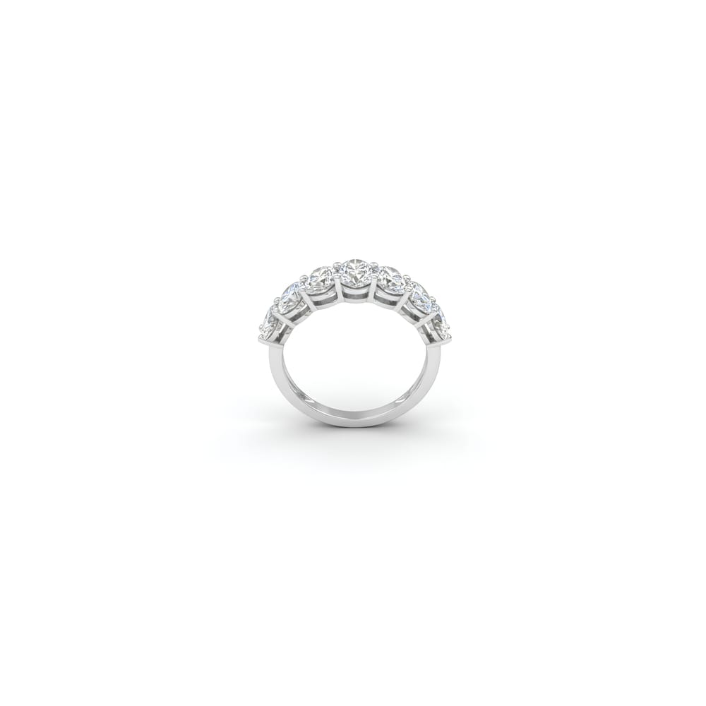 Erica Half Eternity Oval Ring