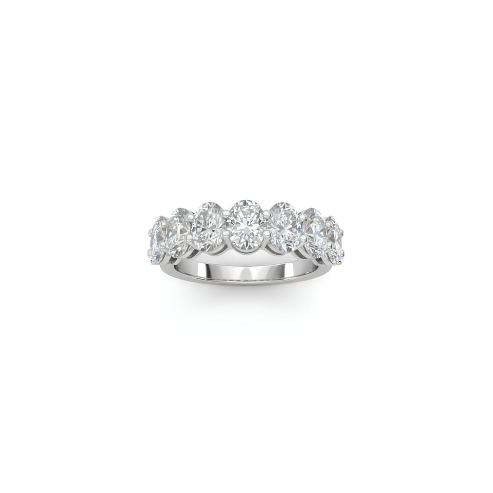 Erica Half Eternity Oval Ring