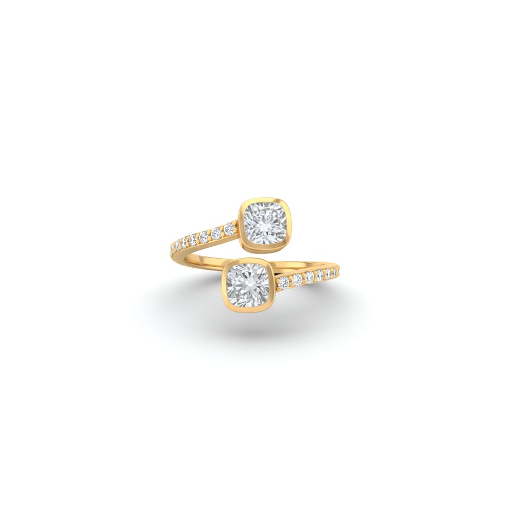 Deema Double Round Bezel Wrap