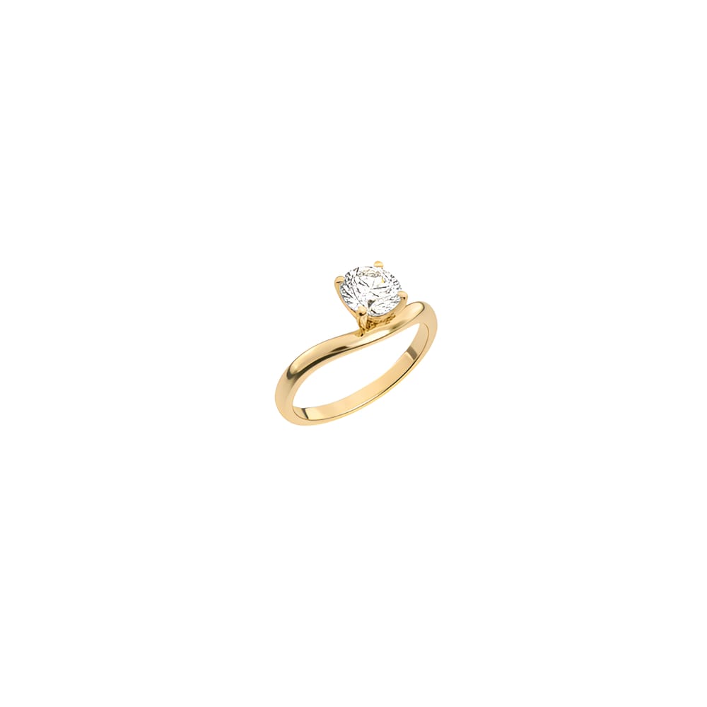 Jenny Floating Round on Curved Band