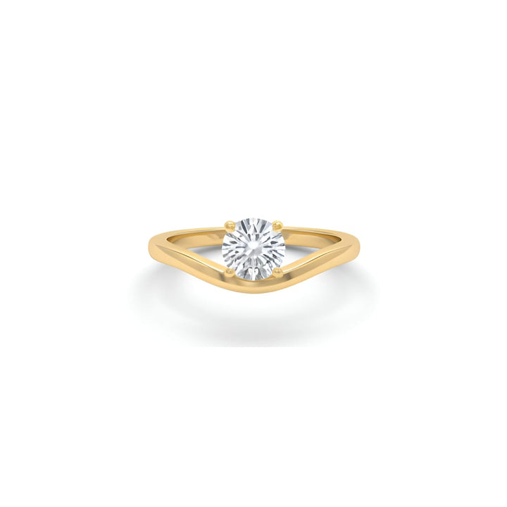 Jenny Floating Round on Curved Band