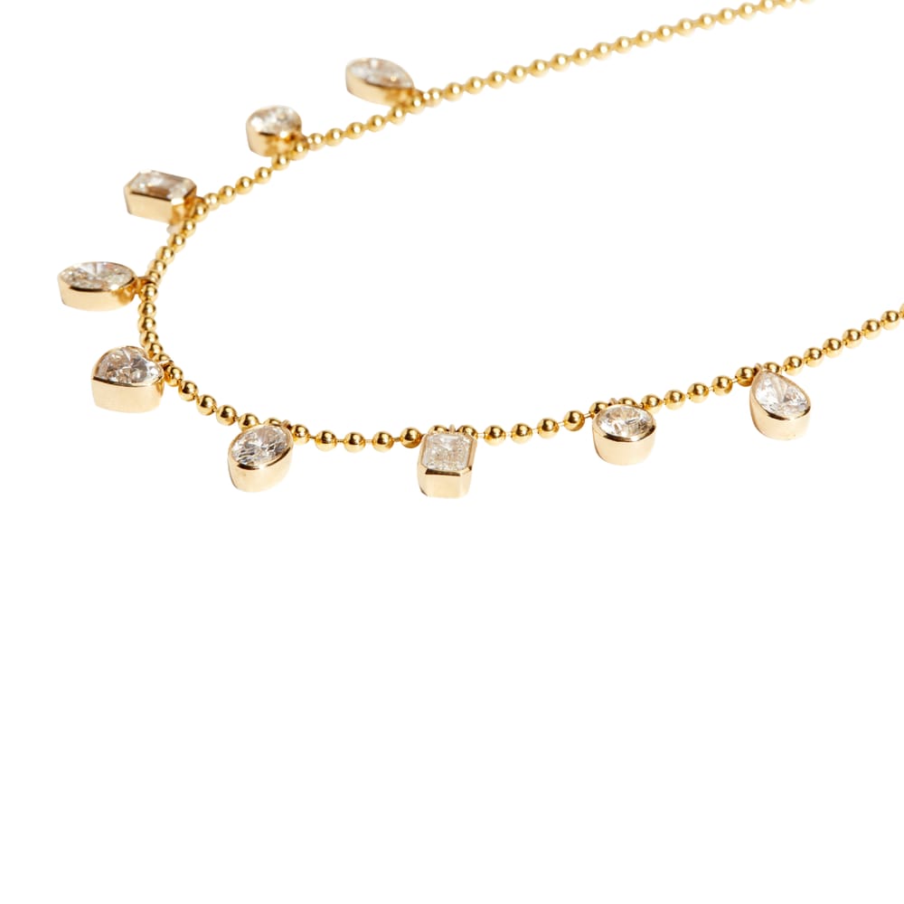 Poppy Bezel Charm Necklace