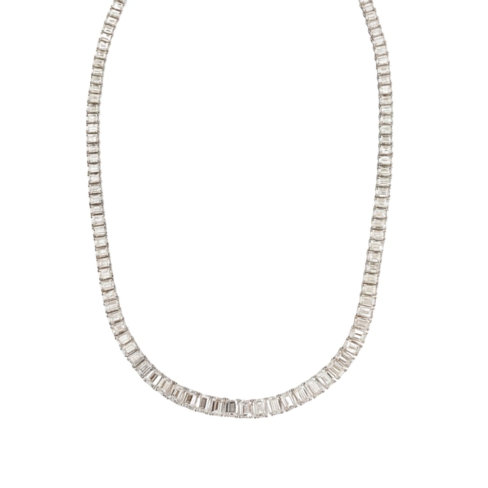 Mega Emerald Tennis Necklace