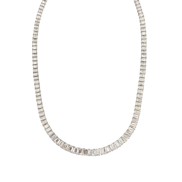 Mega Emerald Tennis Necklace