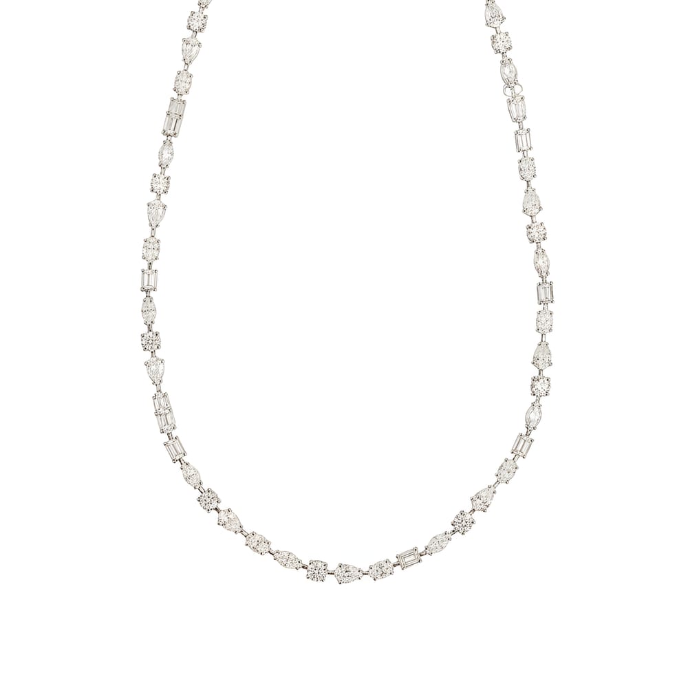 Aspen Multi Shape Tennis Necklace