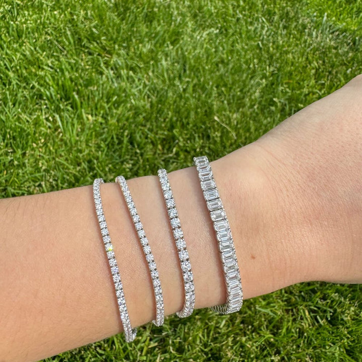 17ctw Emerald Cut Tennis