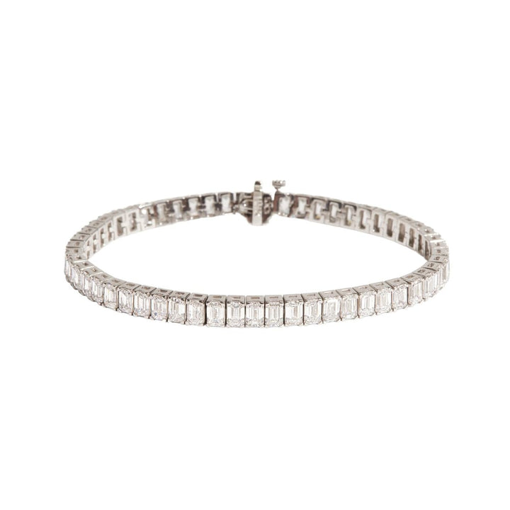 17ctw Emerald Cut Tennis