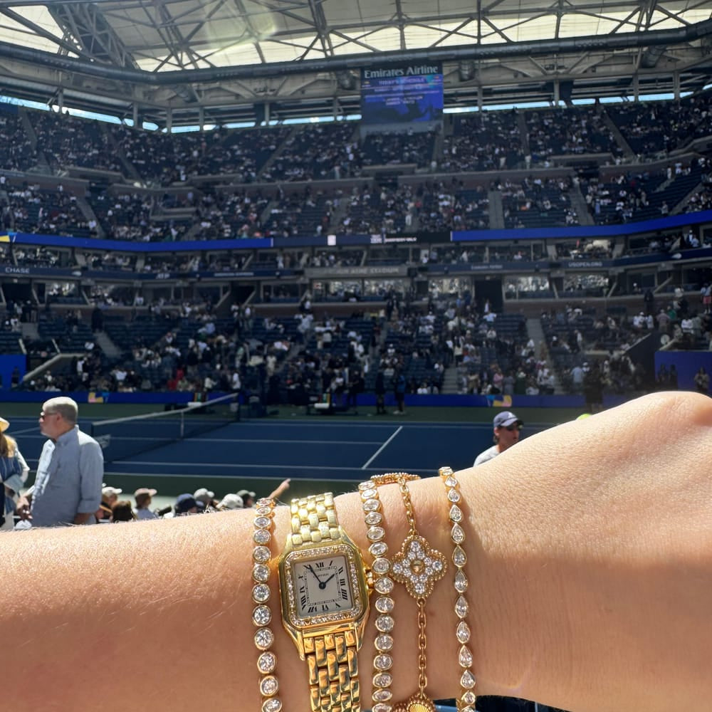 Bezel Round Tennis Bracelet