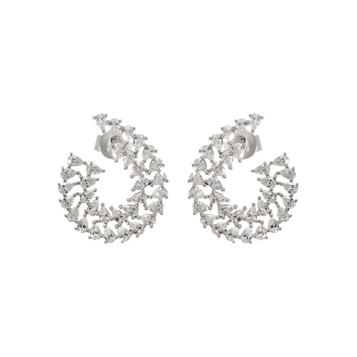 Veronica Pear Spiral Earring