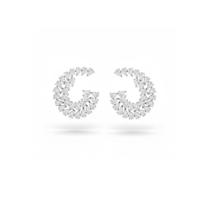 Veronica Pear Spiral Earring