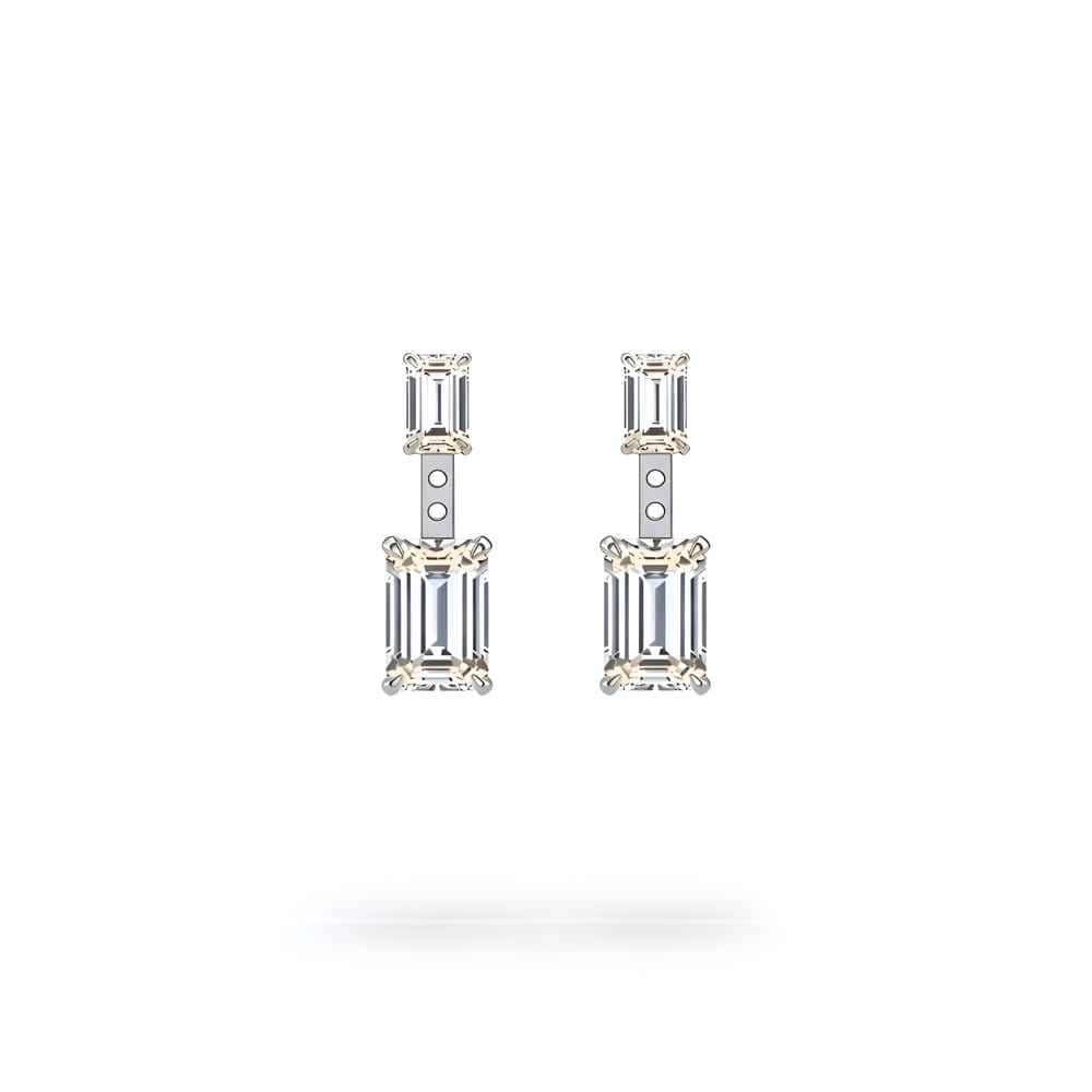 Doris Double Large Emerald Drops