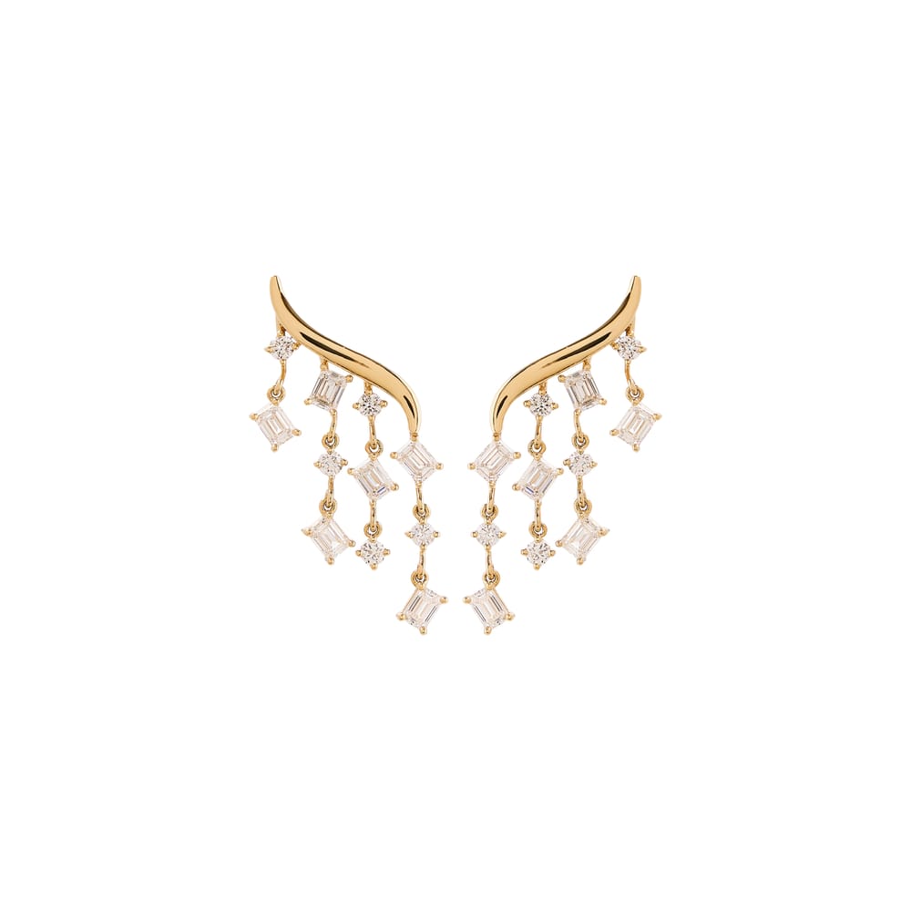 Fancy Emerald Round Climbers YG