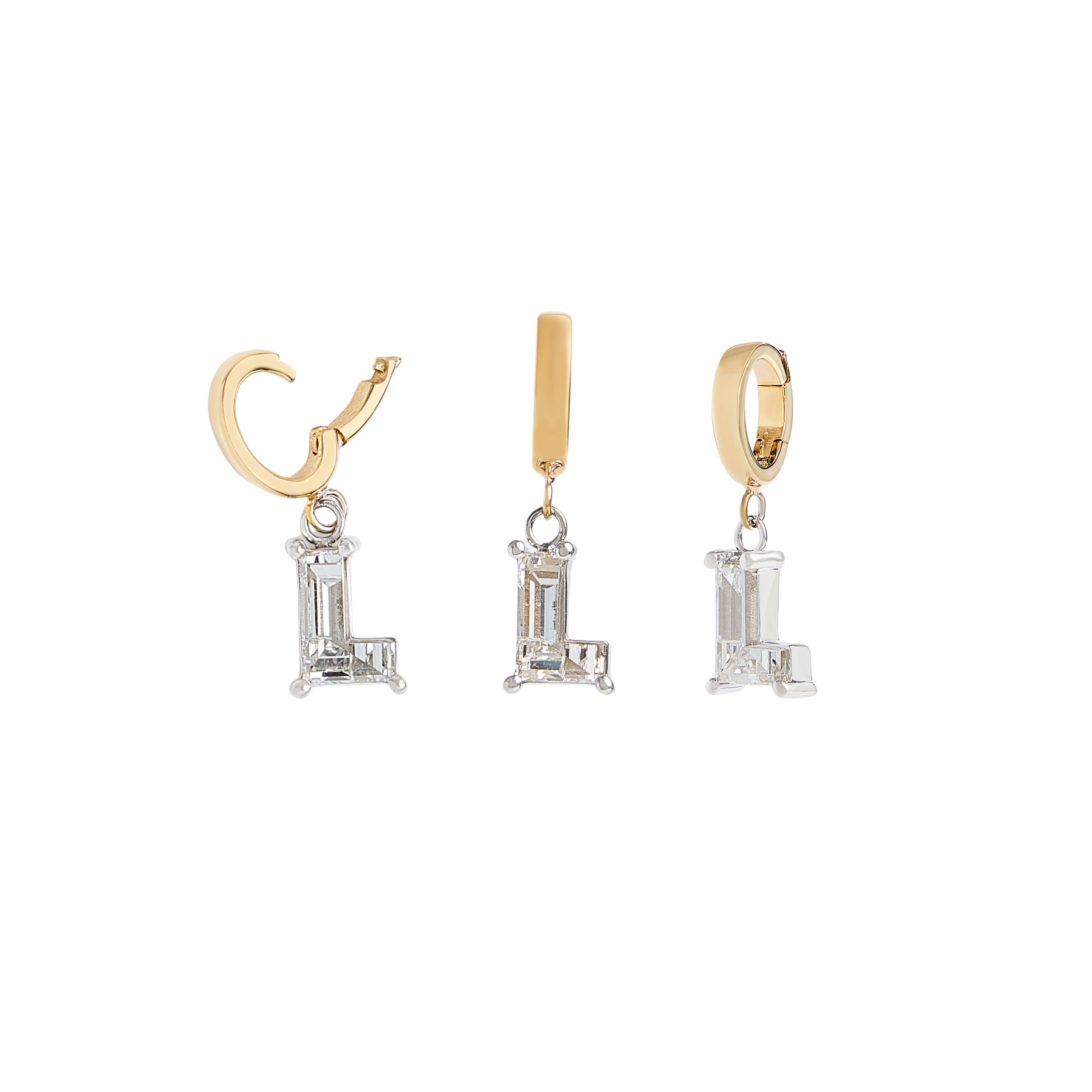 A-Z Diamond Letter Charm
