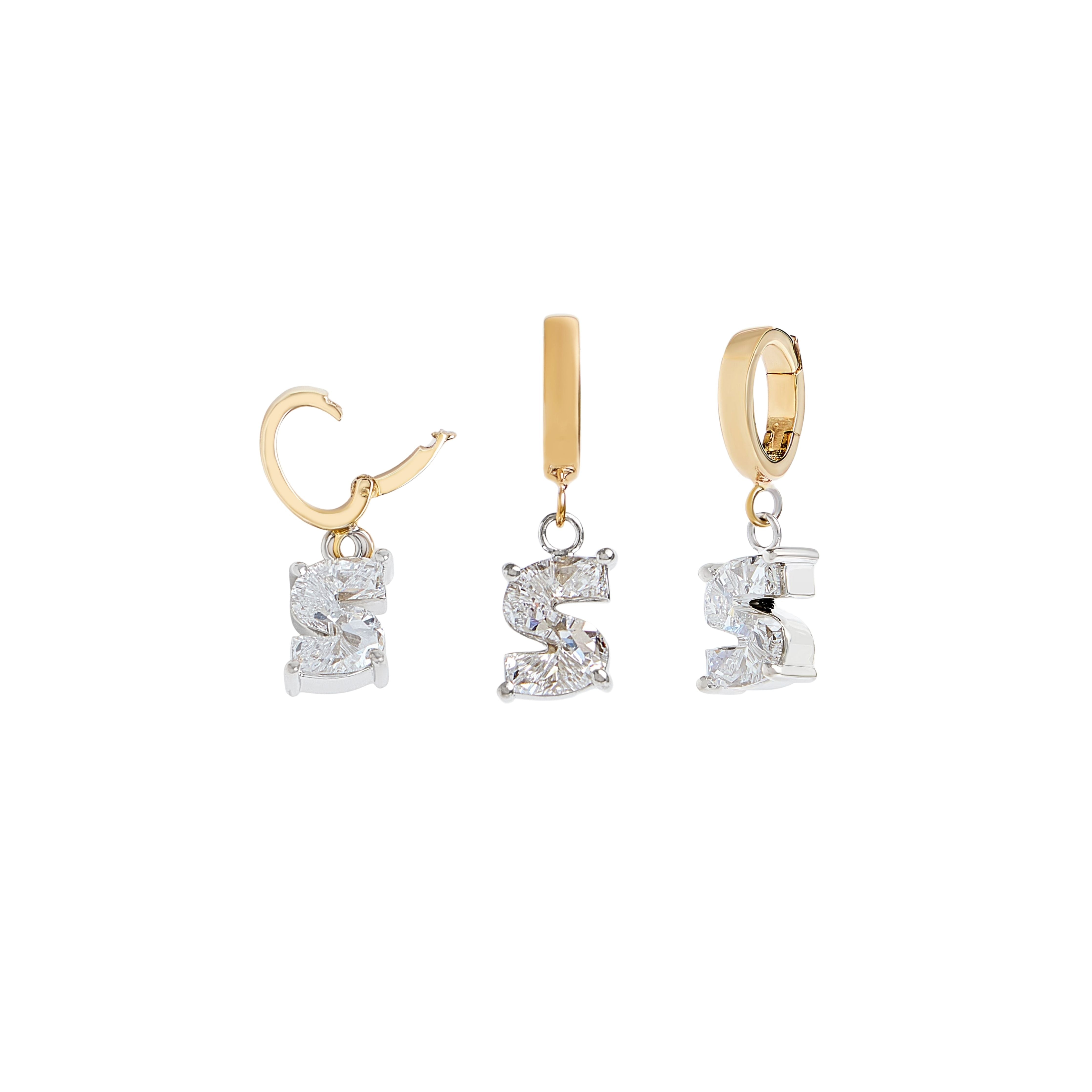 A-Z Diamond Letter Charm
