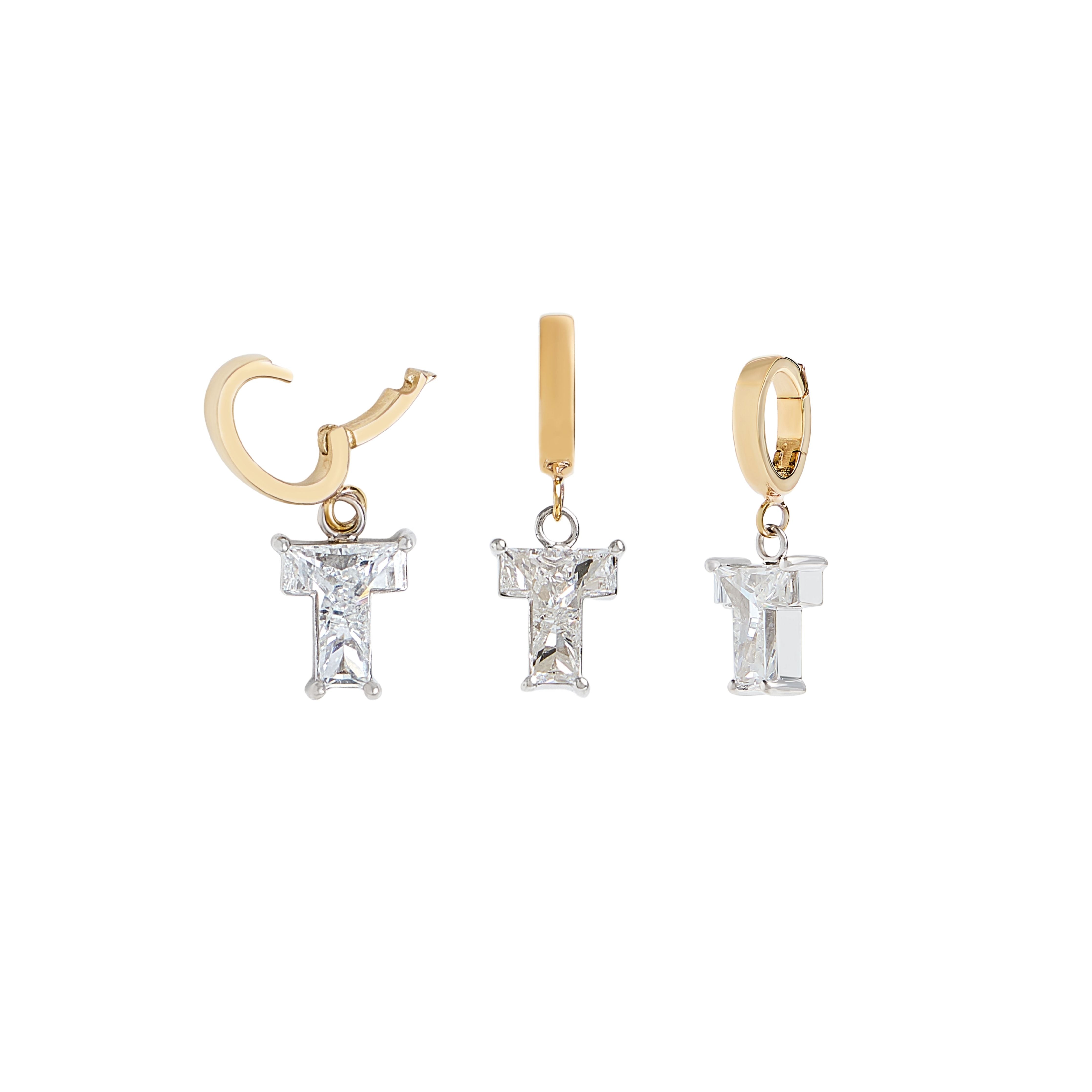 A-Z Diamond Letter Charm