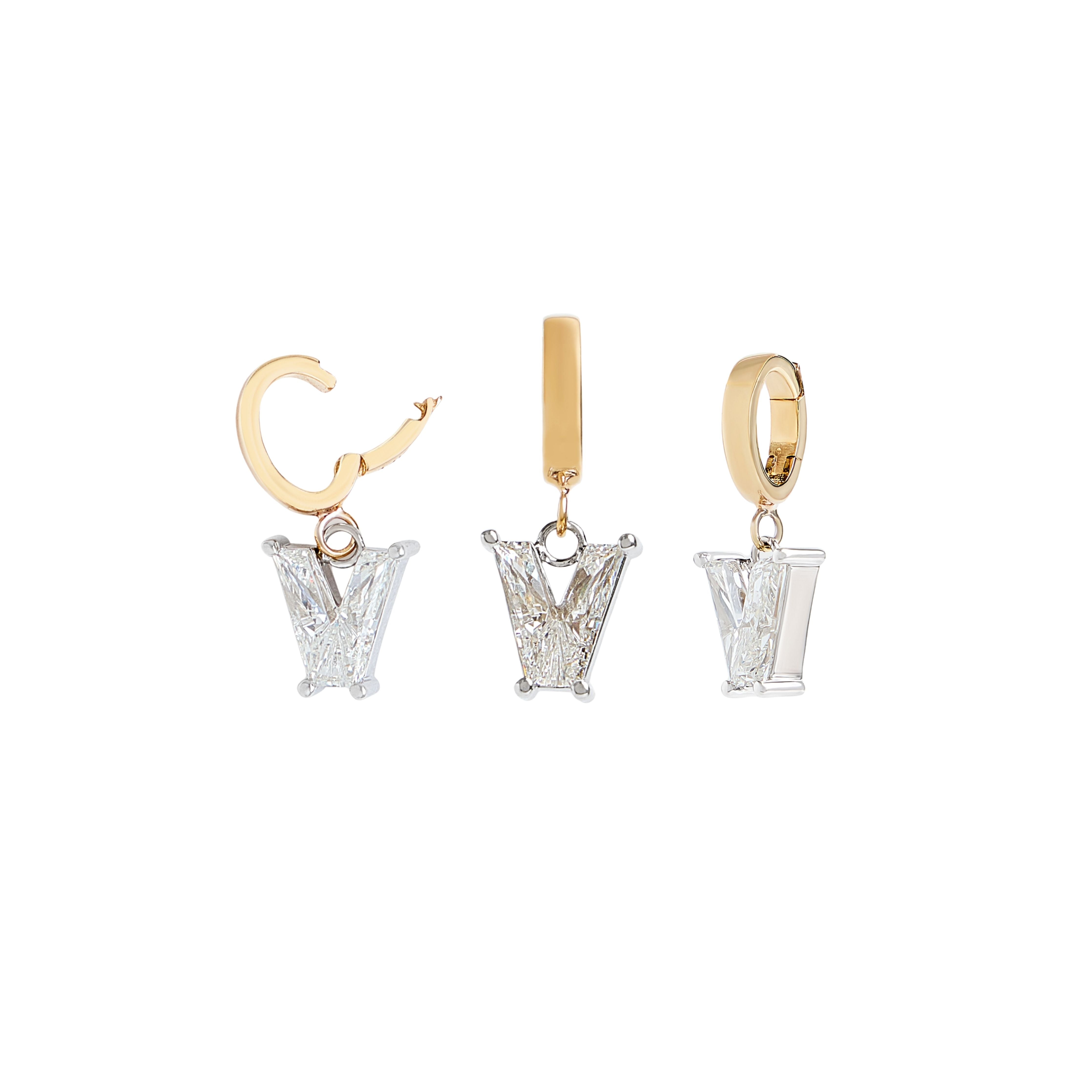 A-Z Diamond Letter Charm