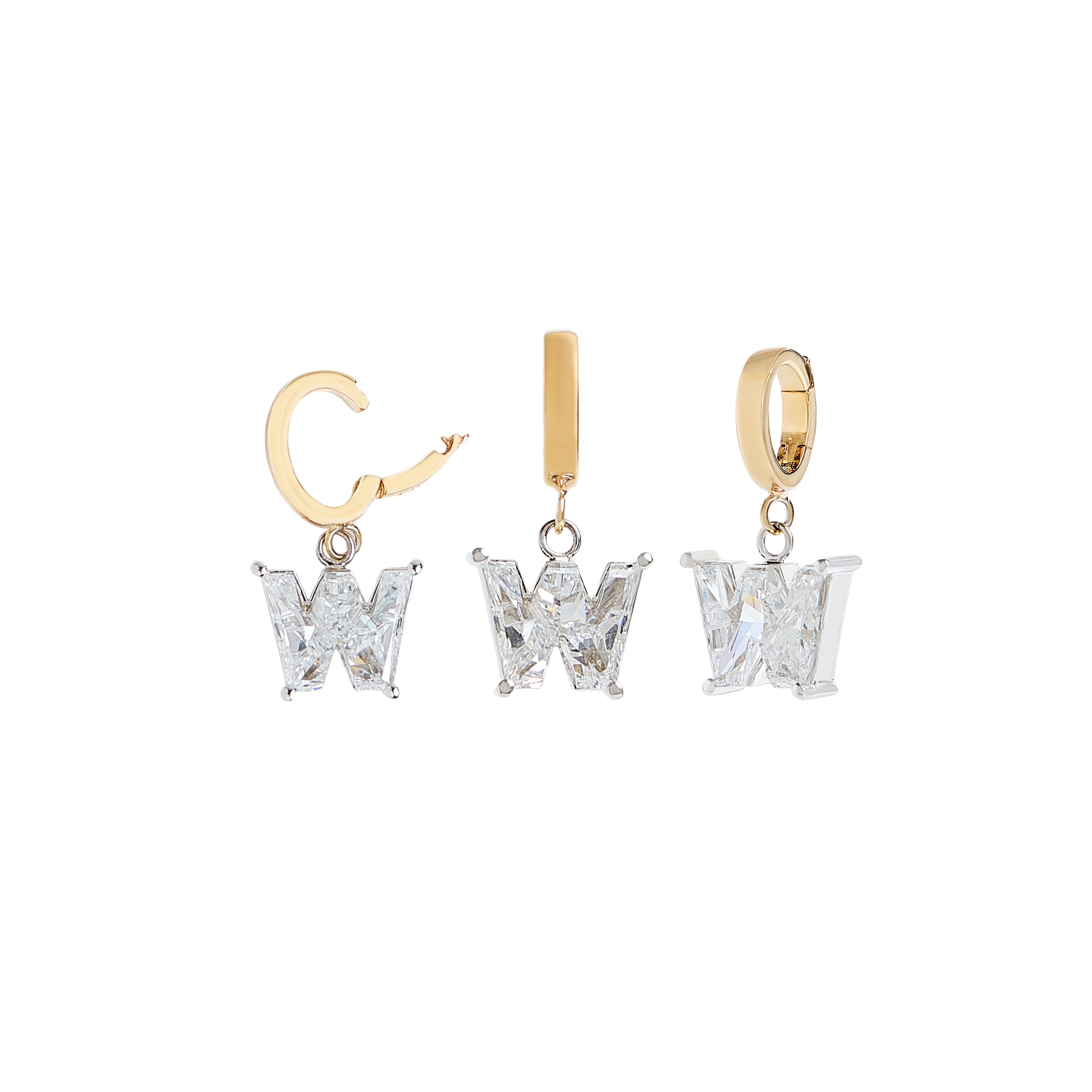 A-Z Diamond Letter Charm