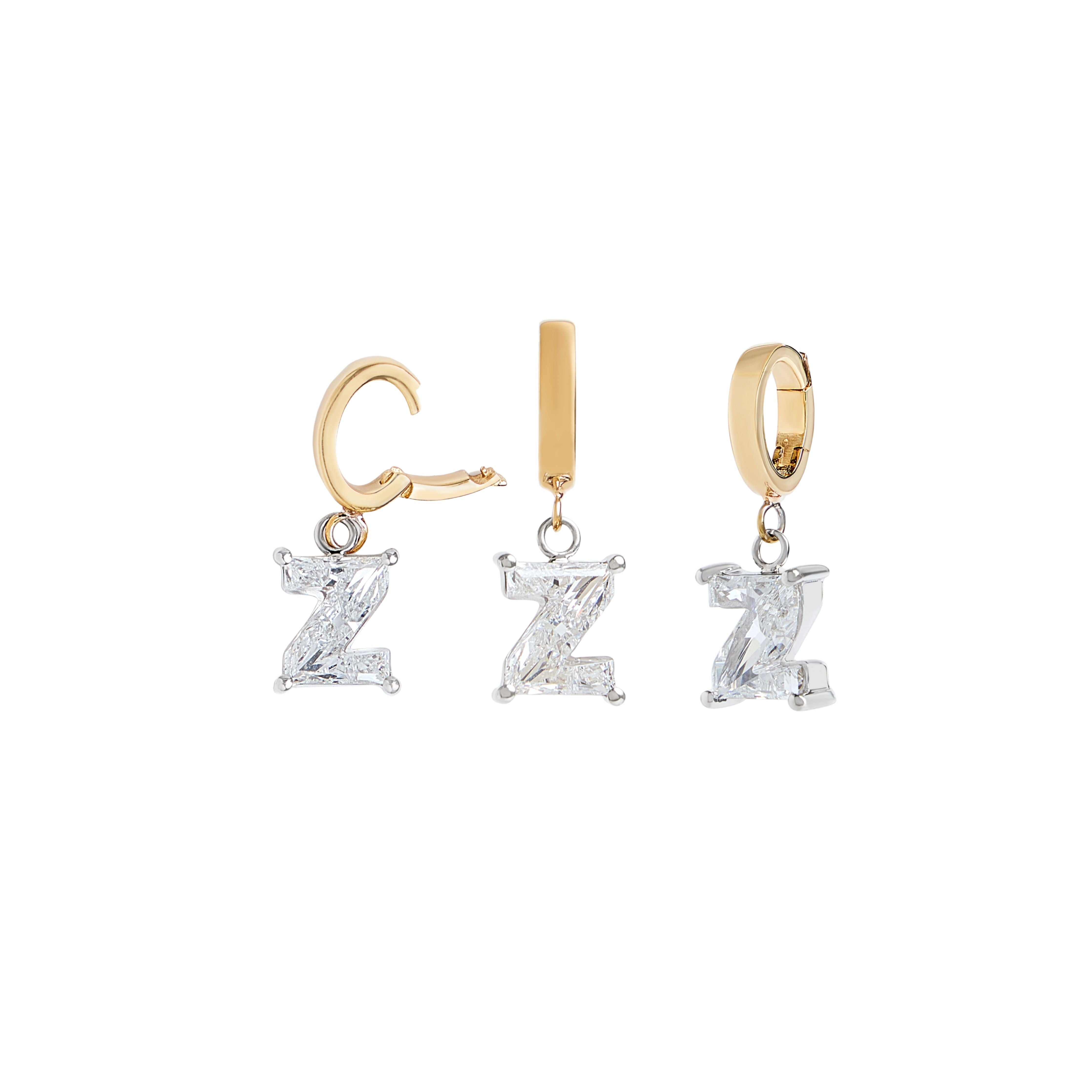 A-Z Diamond Letter Charm