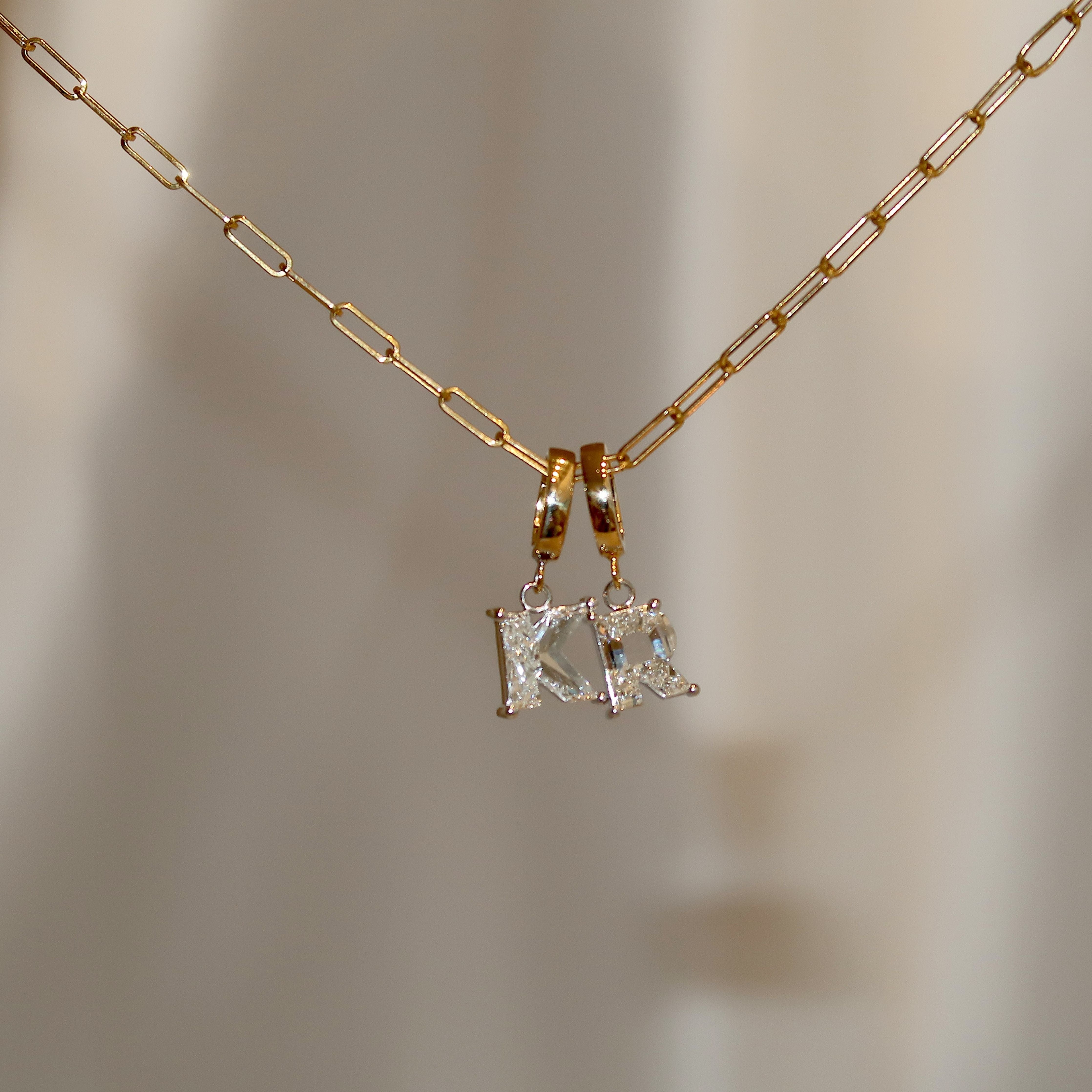 A-Z Diamond Letter Charm