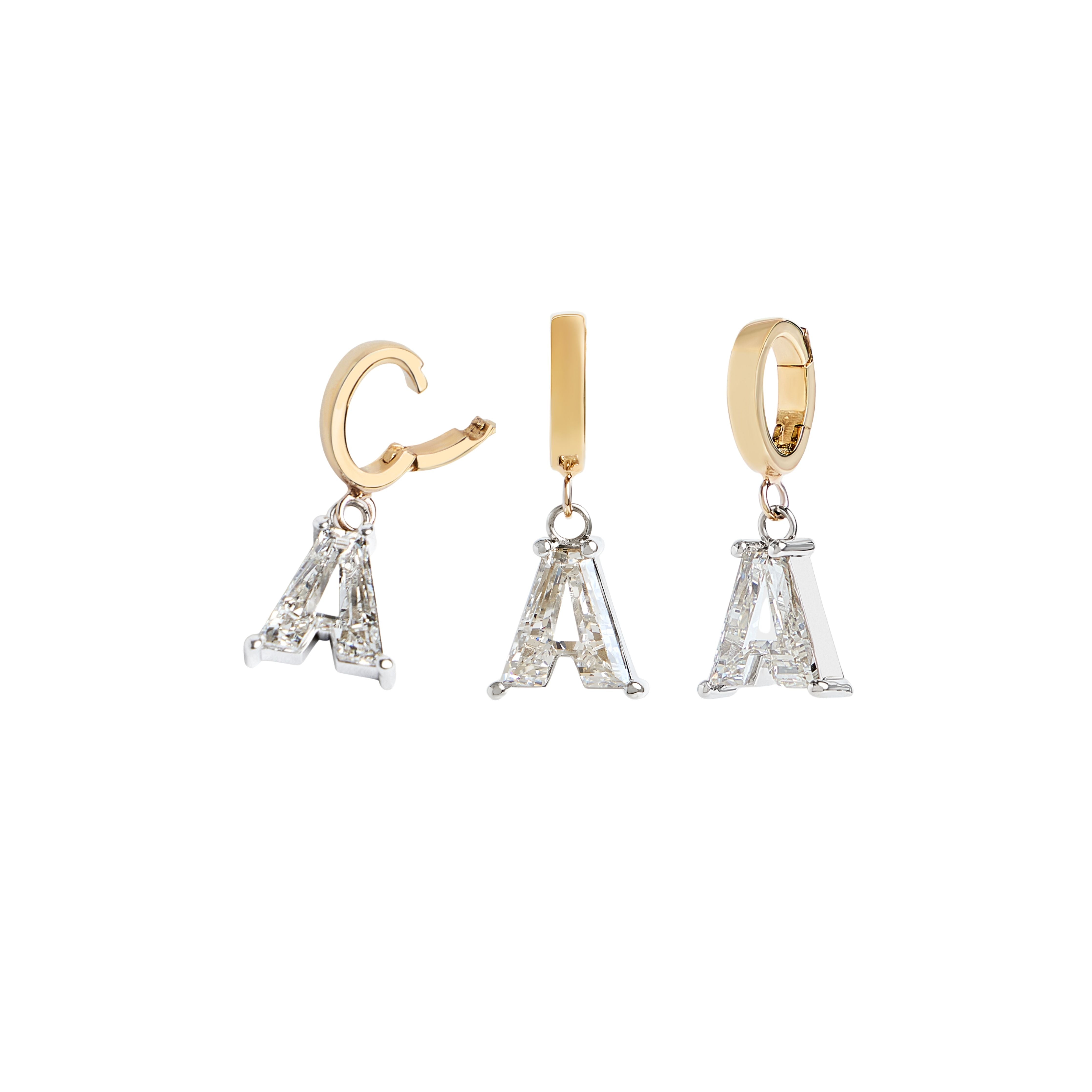 A-Z Diamond Letter Charm
