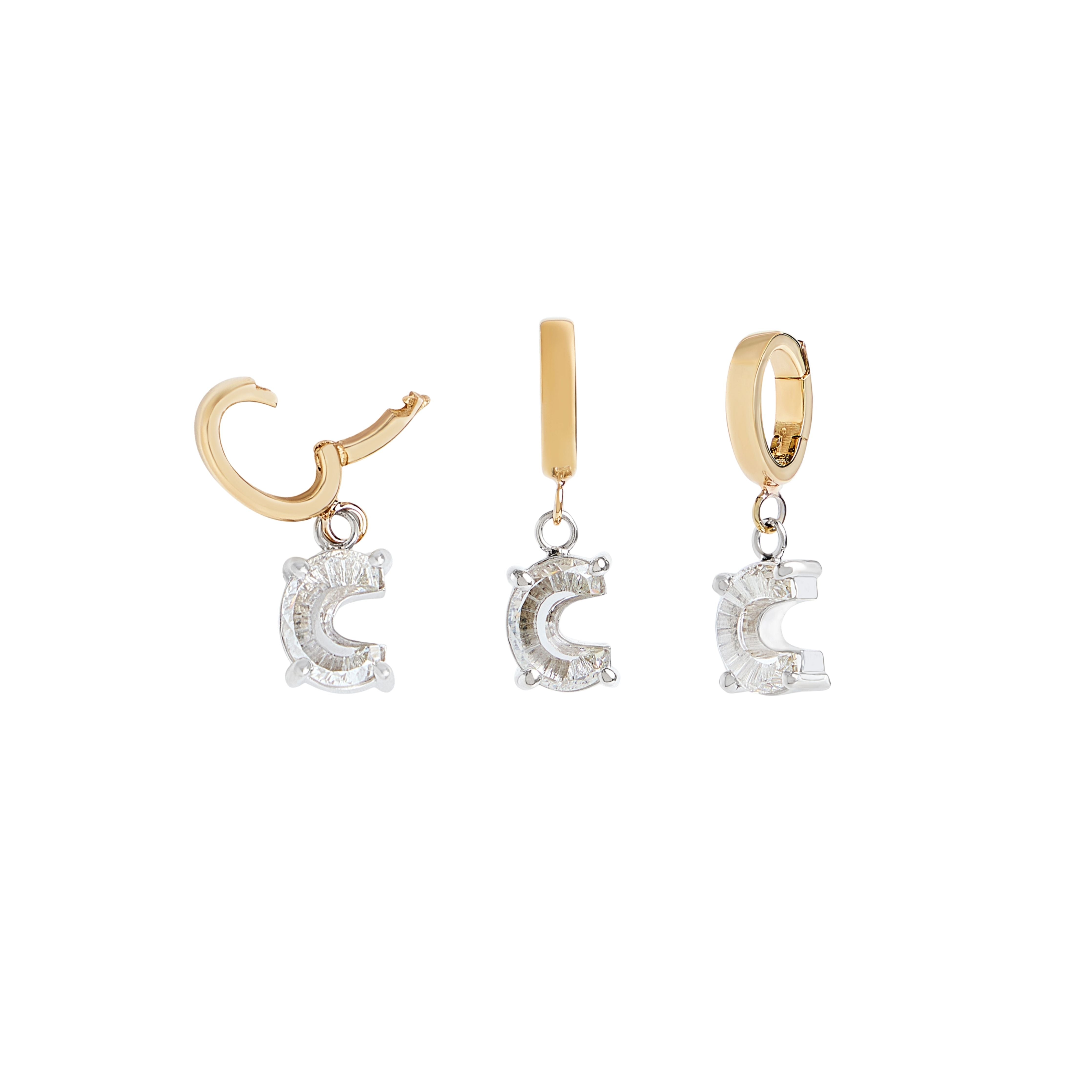 A-Z Diamond Letter Charm