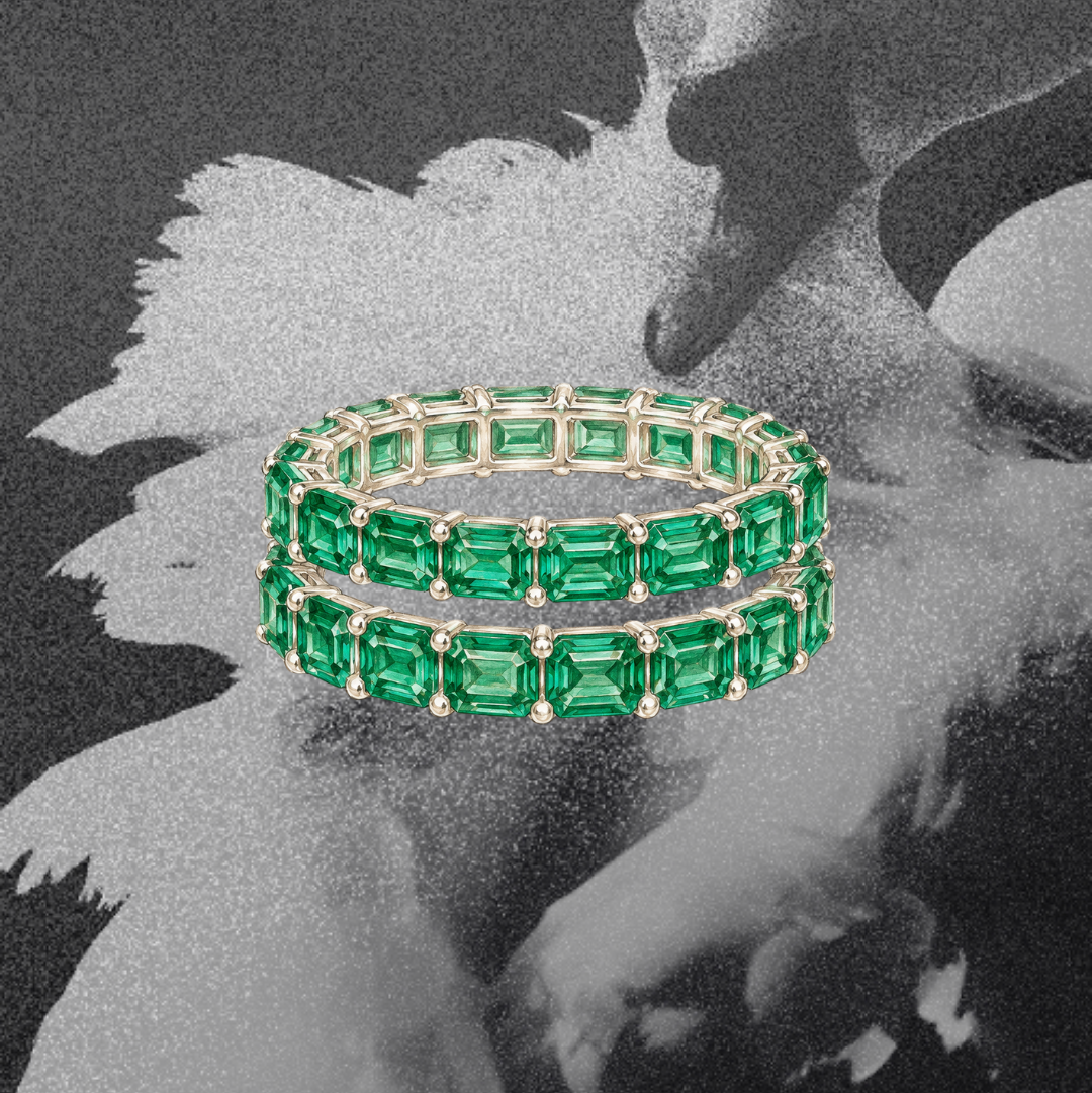 Bespoke Emerald Eternity Bands
