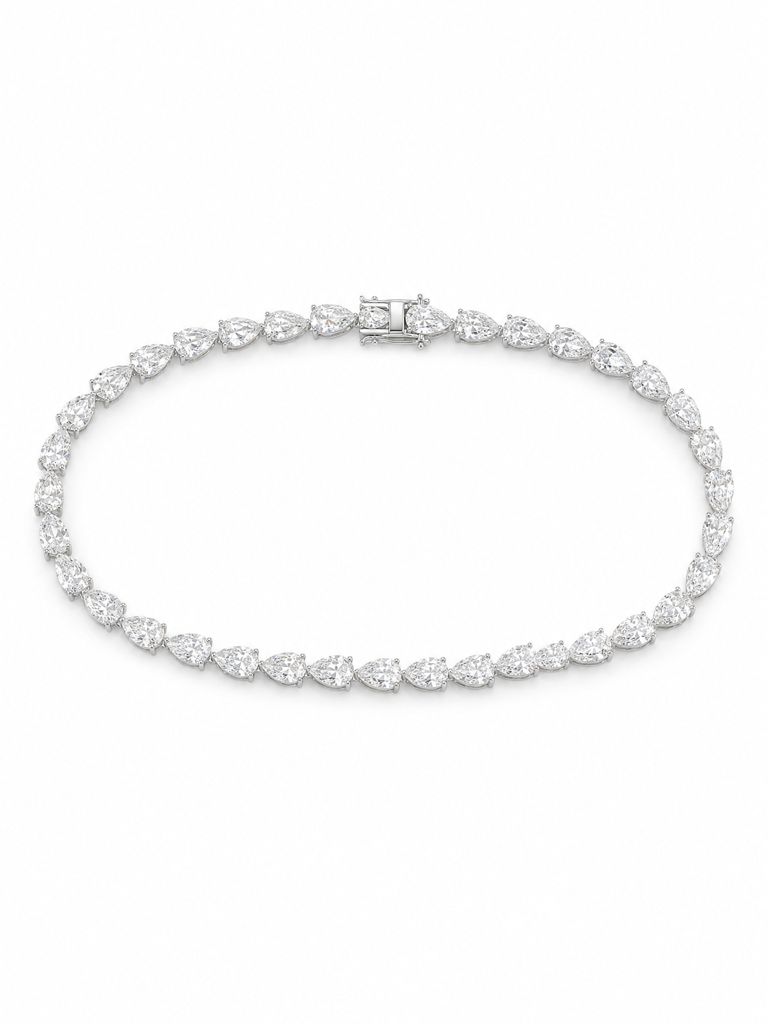 Pear Cut Tennis Bracelet