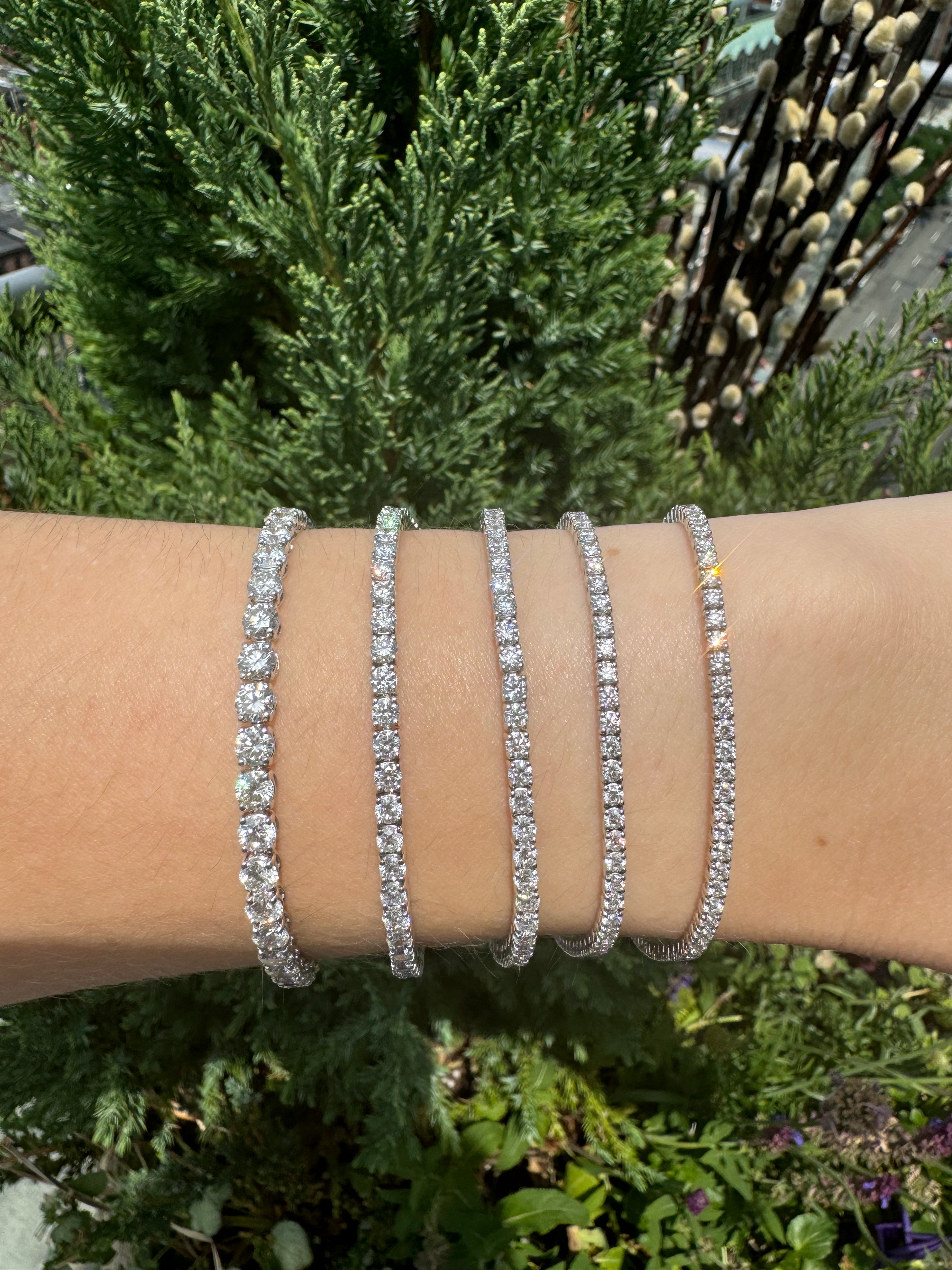 Round Diamond Tennis Bracelet