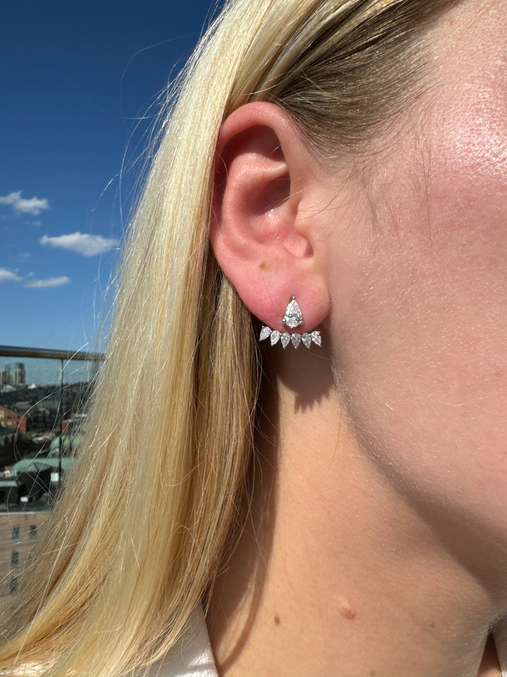 Margot Pear Jacket Earring