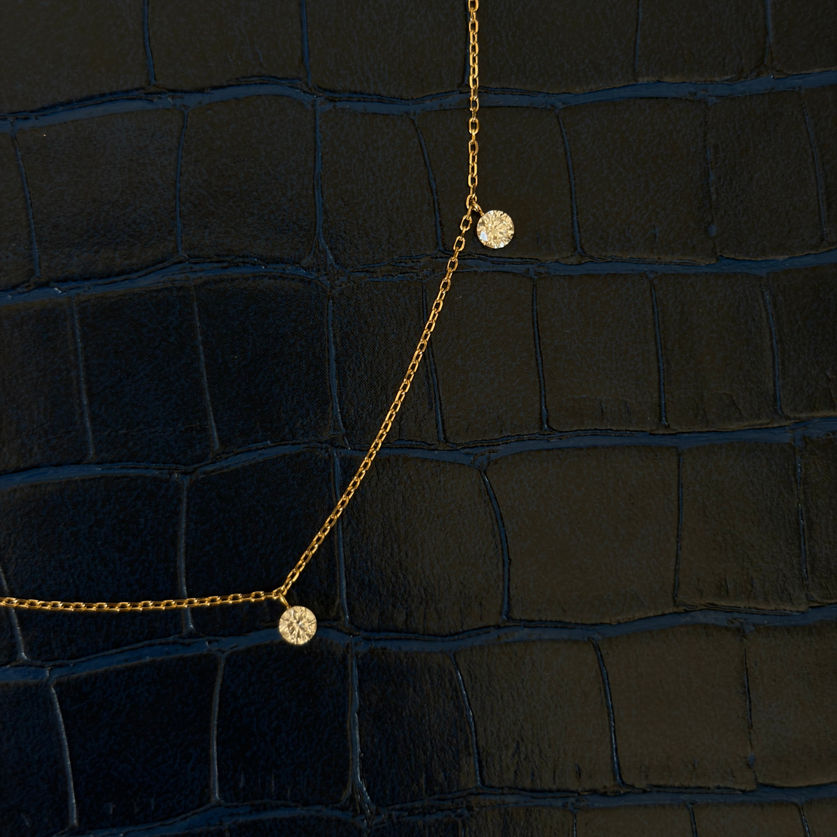NEW Ella Diamond Station Necklace