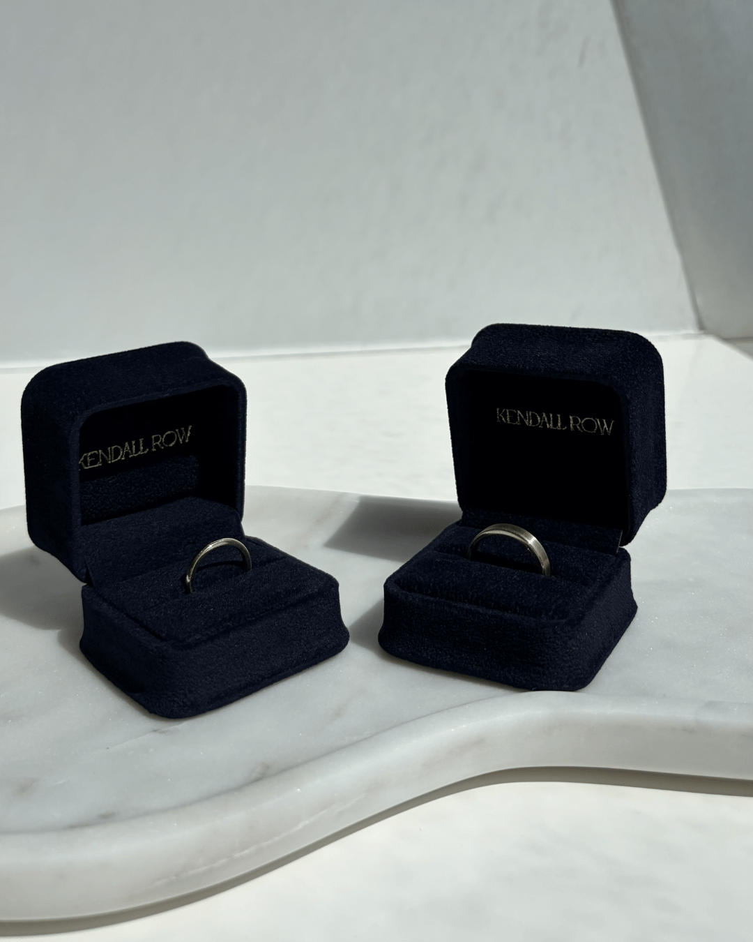 Custom Z + E Radiant Engagement Ring