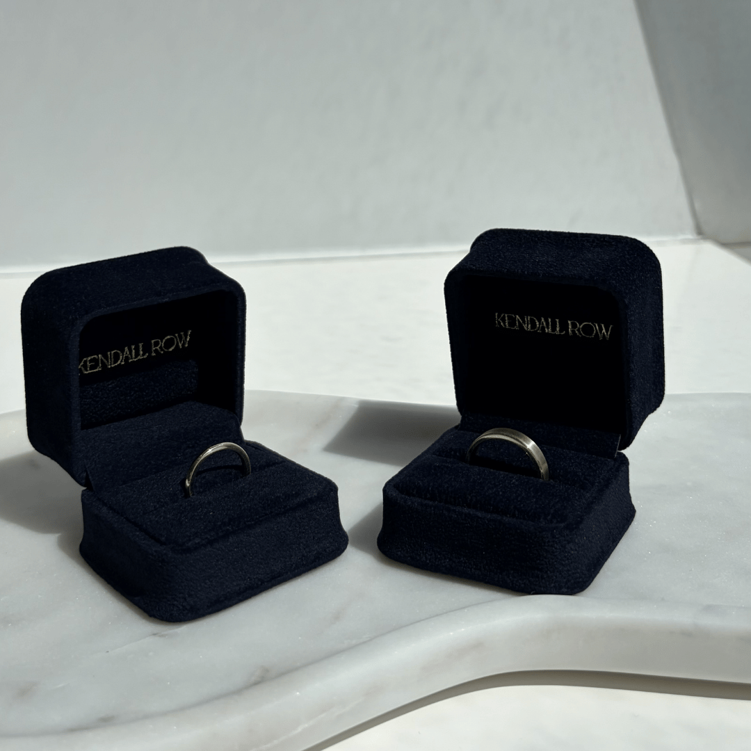 Custom Z + E Radiant Engagement Ring