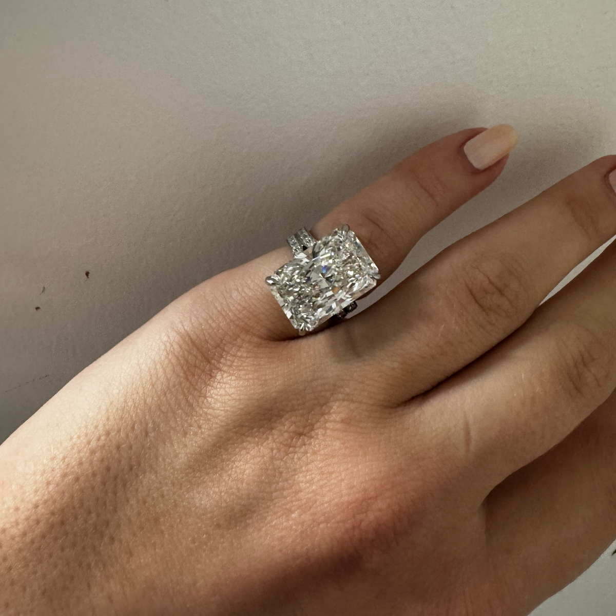 Bespoke Radiant ring for Lauren